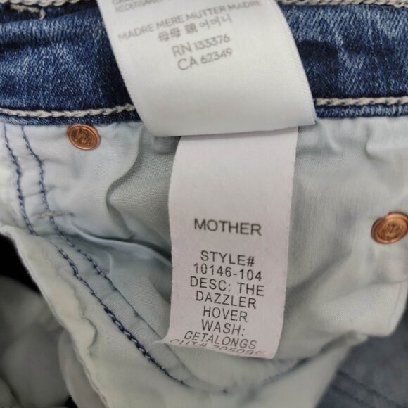 Mother Dazzler Hoover Straight Leg Jeans in Getalongs 26 - Picture 9 of 9